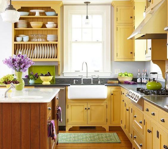 USEFUL COLOR SELECTION IN KITCHEN CABINETS